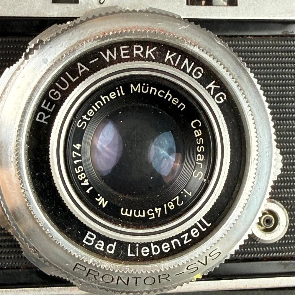 Regula King KG Gipsy 35mm Camera Steinheil Munchen 45mm Lens Vintage Good